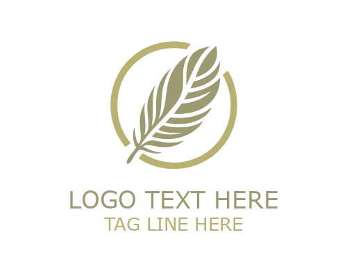 Ultimate Minimalist Feather Logo for Elegant Branding
