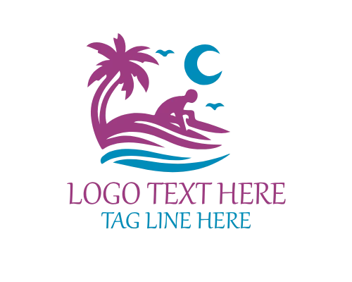 Ultimate Surfing Wave Logo for Premium Surf and Ocean Branding