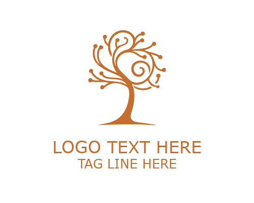 Ultimate Tree Monoline Logo for Premium Eco Branding