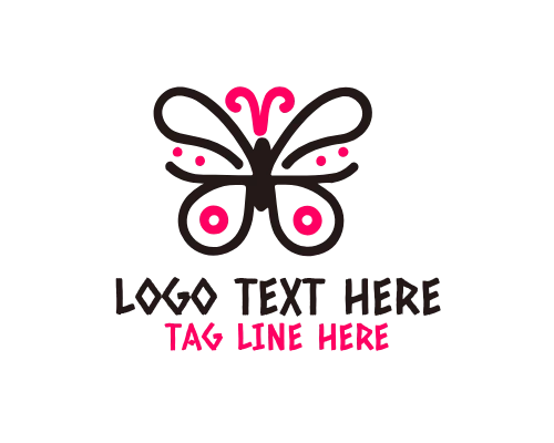 Ultra Thin Butterfly Logo