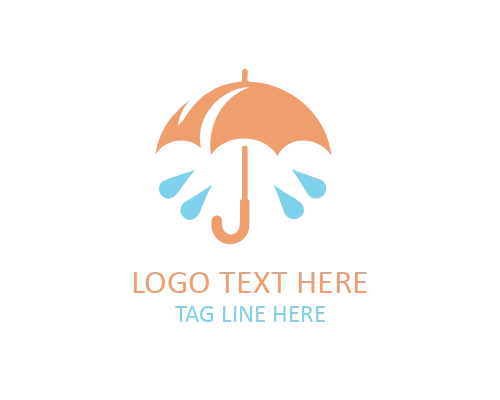 Umbrella Circle Logo Design