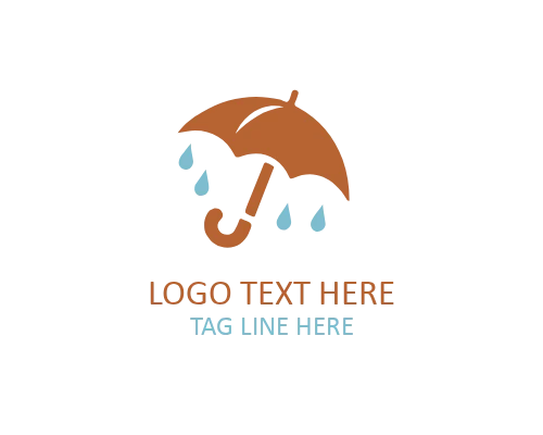Umbrella Guard Logo Symbol