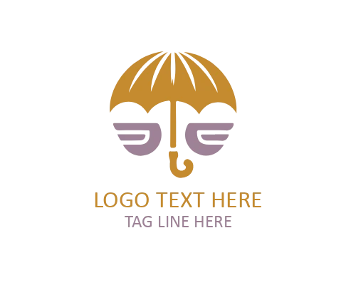 Umbrella Protection Logo Icon