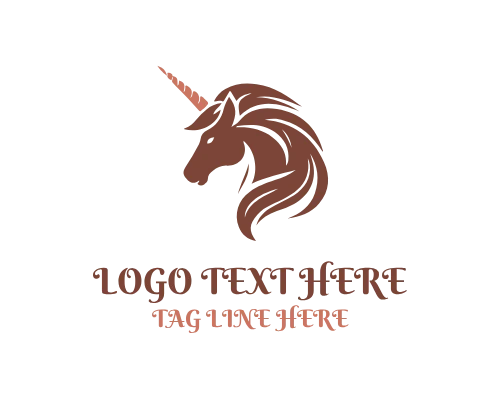 Unicorn Galaxy Horn Logo