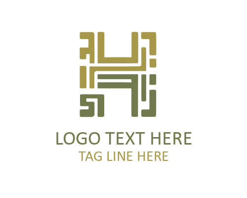 Unique Letter H Logo for Creative Branding