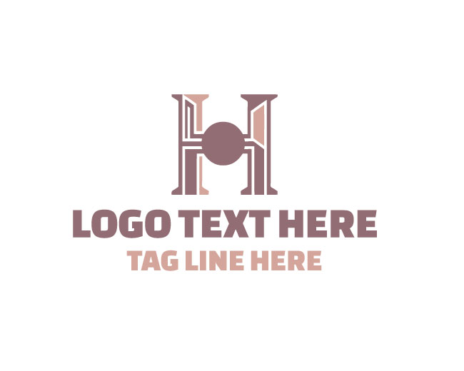 Unique Letter H Logo