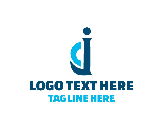 Unique Letter I Logo