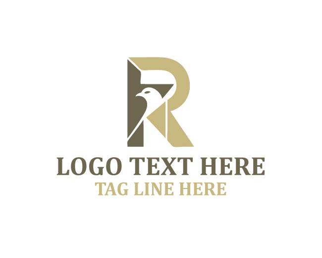 Unique R Eagle Logo