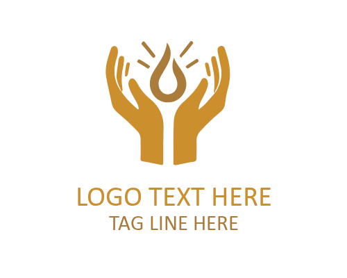 Unity Hands Logo for Community and Social Brands