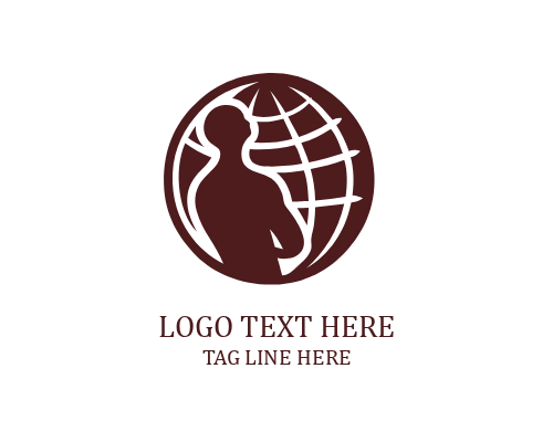 Unity Human Globe Emblem