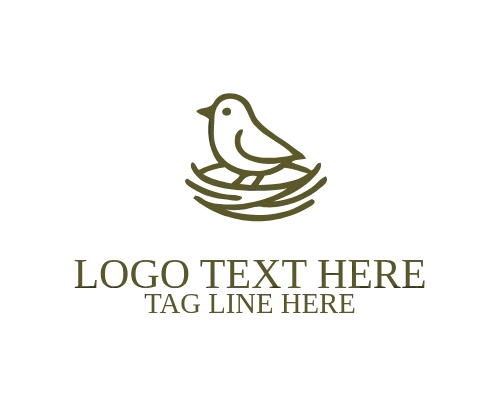 Unity Nest Bird Logo