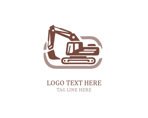 Urban Build Excavator Logo