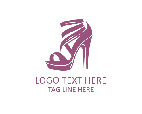 Urban Radiance Heel Logo for Contemporary Fashion Brands