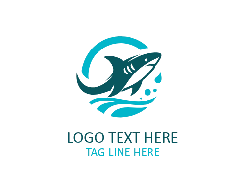 Urban Shark Emblem Logo
