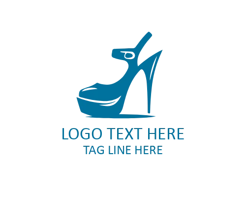 Urban Silk Heel Logo for City Fashion Brands