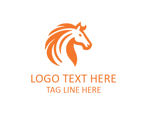 Urban Style Linear Horse Logo