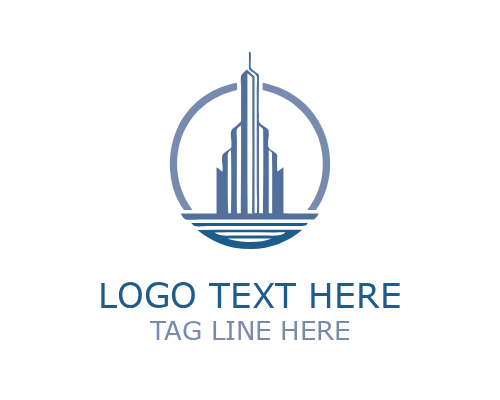 Urban Tower Real Estate Logo for Commercial Property Branding
