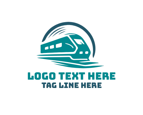 Urban Train Icon Logo