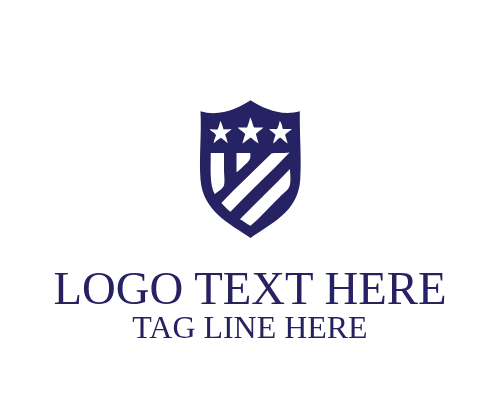 USA Flag Star Emblem