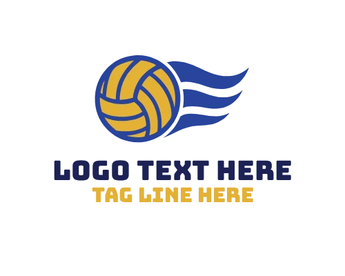 USA Volleyball Flame Logo
