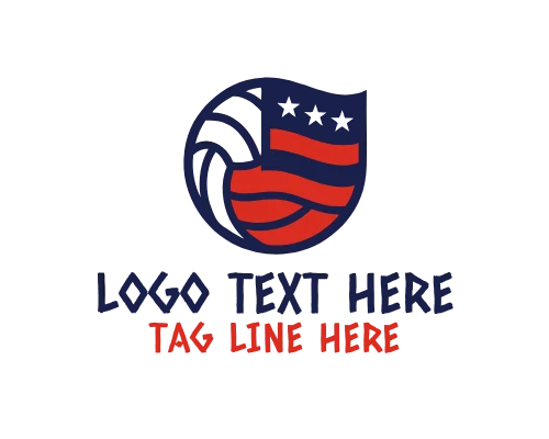 USA Volleyball Star Logo