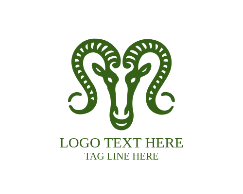 Luxury Deer Emblem Logo