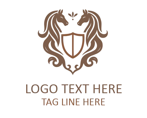 Valor Horse Crest Logo