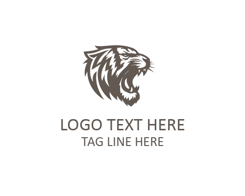 Vector Roaring Lion Crest