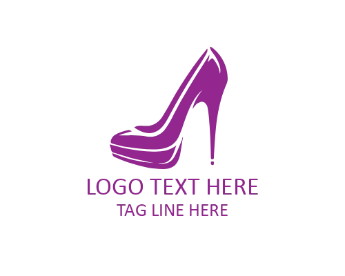Velvet Noir Heel Logo for Evening Luxury Brands