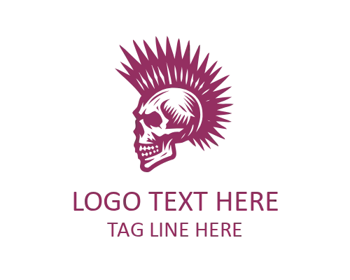 Venom Punk Skull Logo