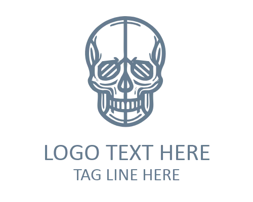 Venom Skull Dark Power Logo