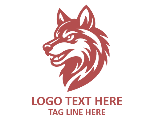 Venom Wolf Mascot Logo