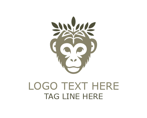 Verdant Leaf Monkey Logo