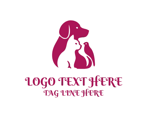 Veterinary Pet Animals Logo