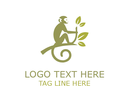VibraPlay Leaf Monkey Logo