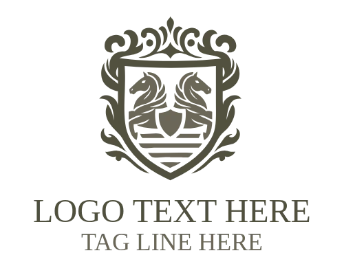  Victory Horse Crest Logo