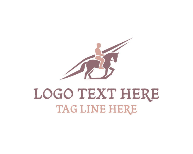 Victory Horse Rider Logo
