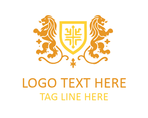 Victory Lion Crest Logo