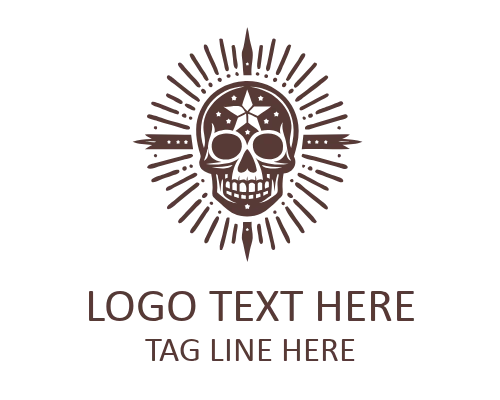 Victory Star Skull Logo