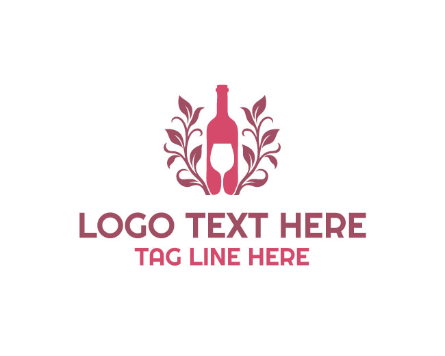 Vineyard Bloom Bottle Logo