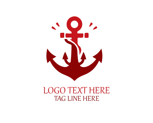  Vintage Anchor Badge Logo for Heritage Nautical and Coastal Brands