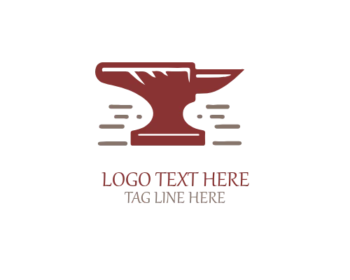 Vintage Anvil Logo for Classic Blacksmith, Forge, and Industrial Brands