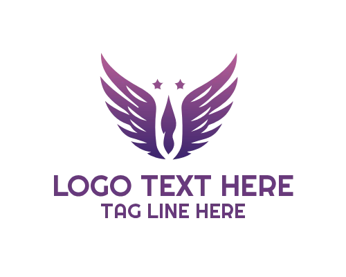 Vintage Aviation Wings Logo