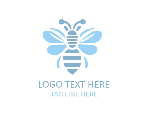 Vintage Bee Badge Logo Design