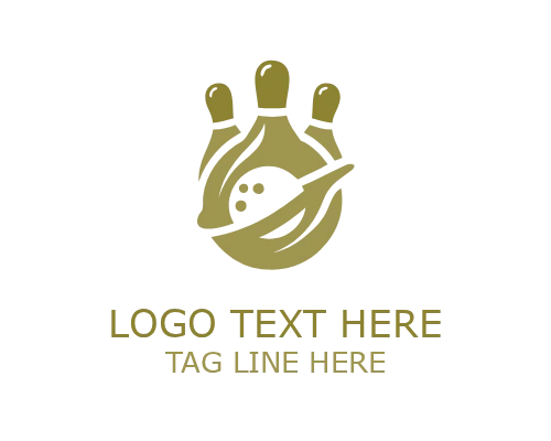 Vintage Bowling Emblem Logo for Classic Sports Branding