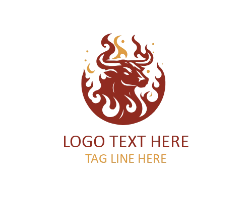 Vintage Bull Logo for Heritage and Classic Branding