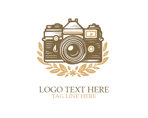Vintage Camera Symbol Logo