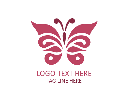 Vintage Classic Butterfly Logo