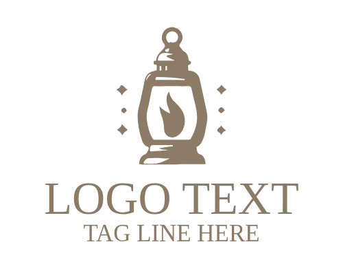 Vintage Classic Lantern Logo