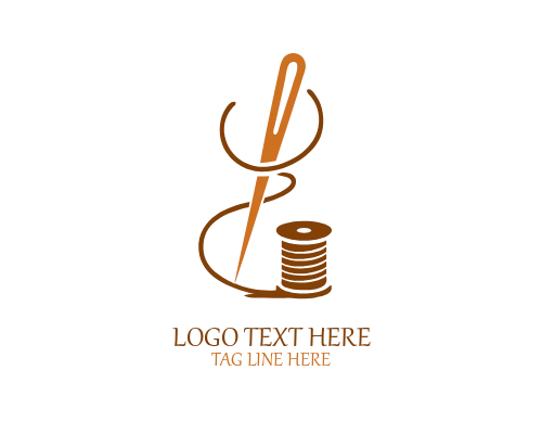 Vintage Crafts Needle Logo